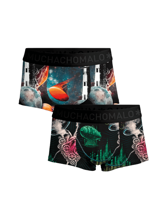 Heren 2-pack Trunks Modern Age