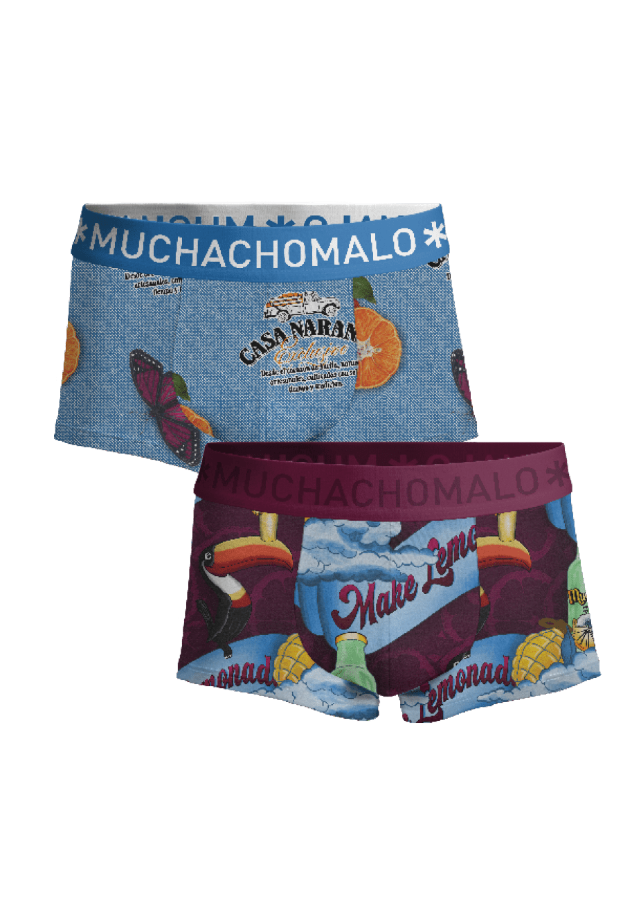 Heren 2-pack Trunks Summer Fruit