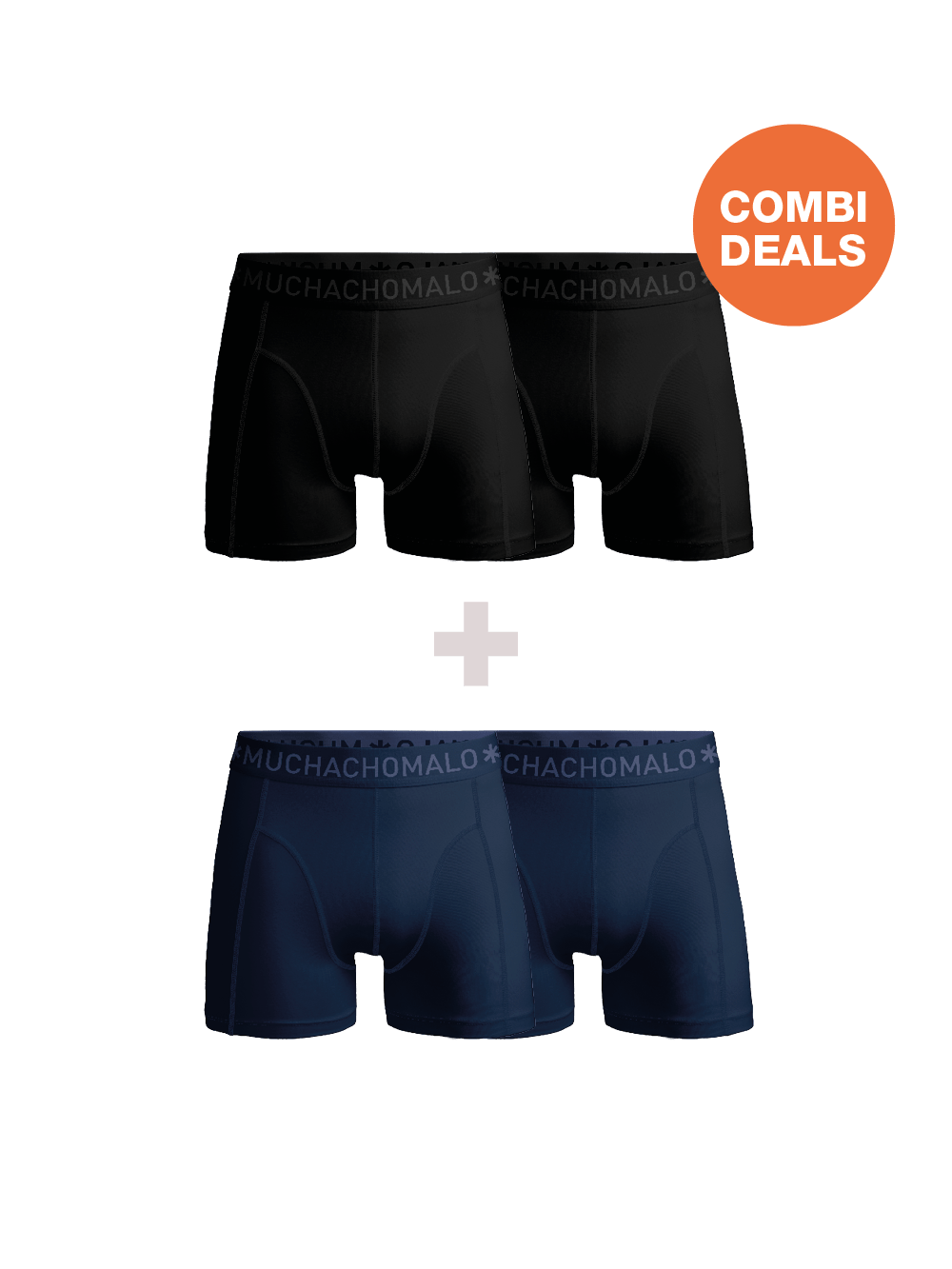 Heren 2+2-pack Boxershorts