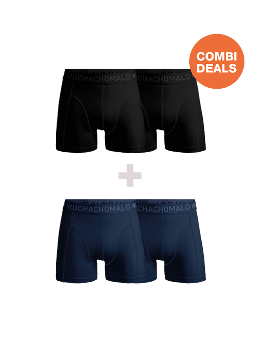 Heren 2+2-pack Boxershorts