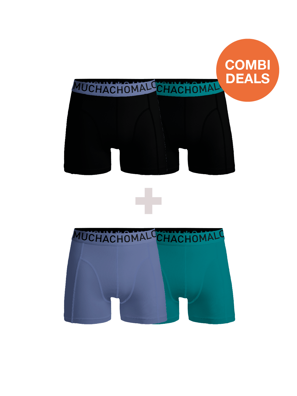 Heren 2+2-pack Microfiber