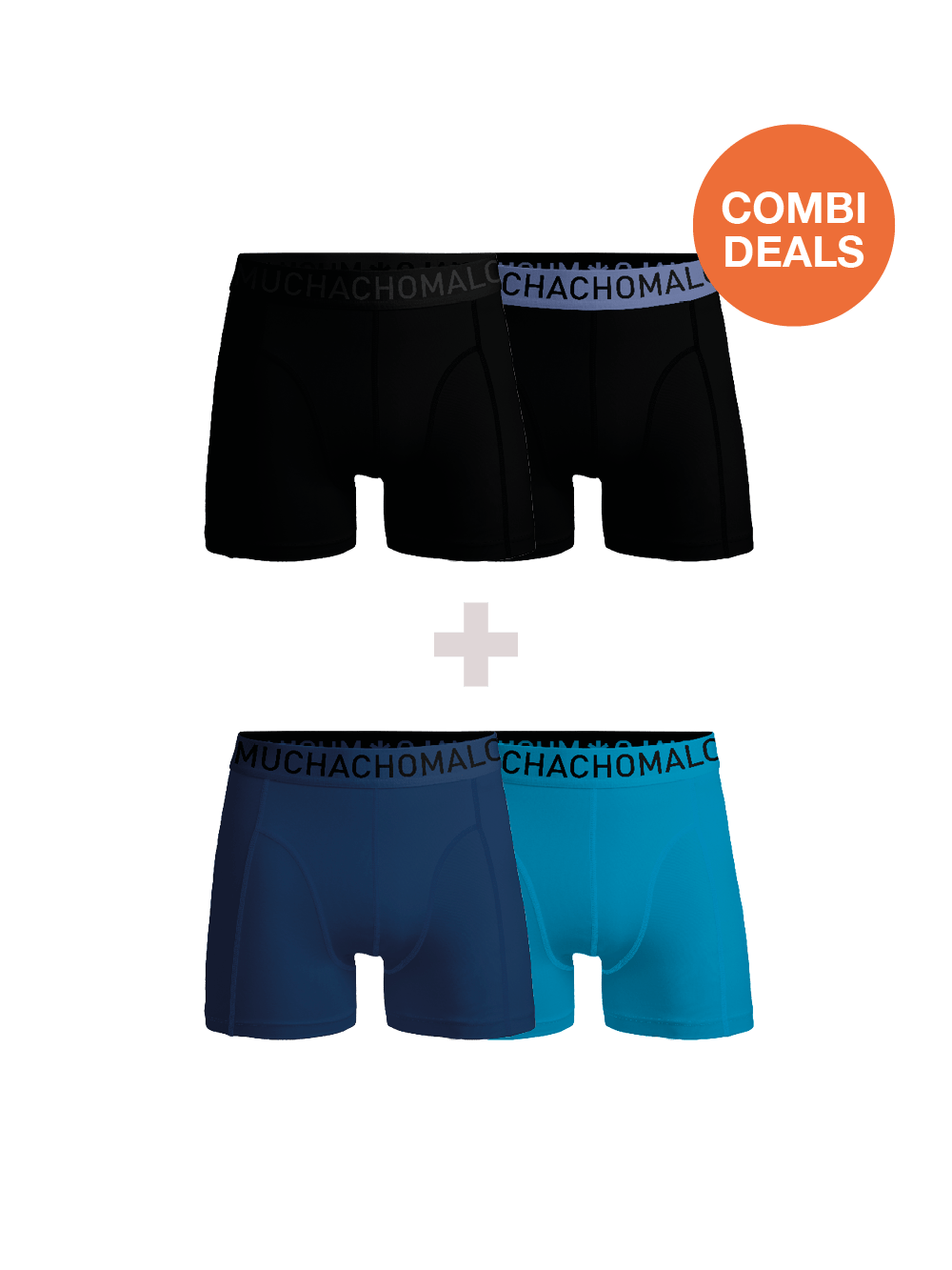 Heren 2+2-pack Microfiber