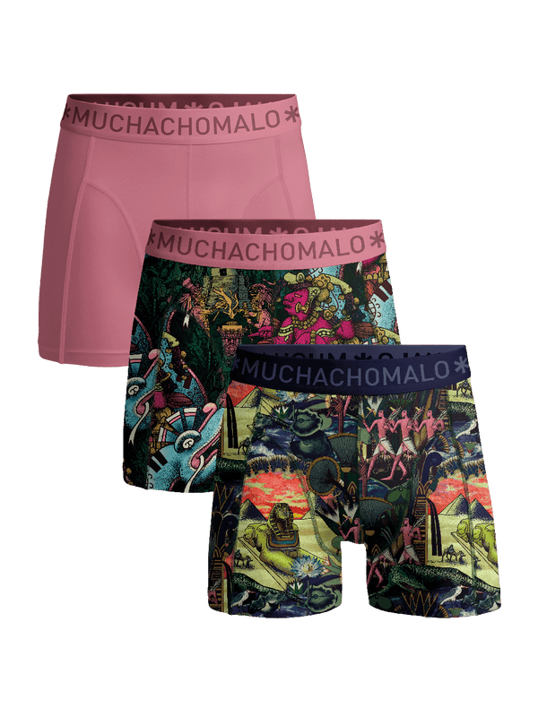 Heren 3-pack Boxershorts Ancient Civilizations