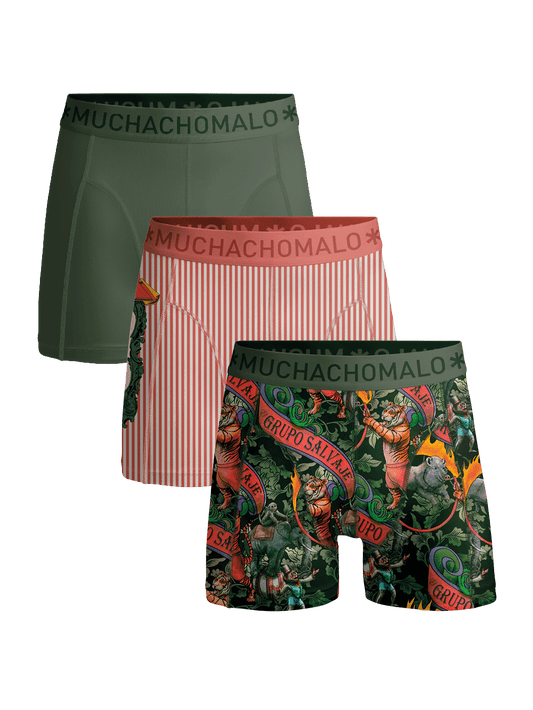 Heren 3-pack Boxershorts Circus Animals