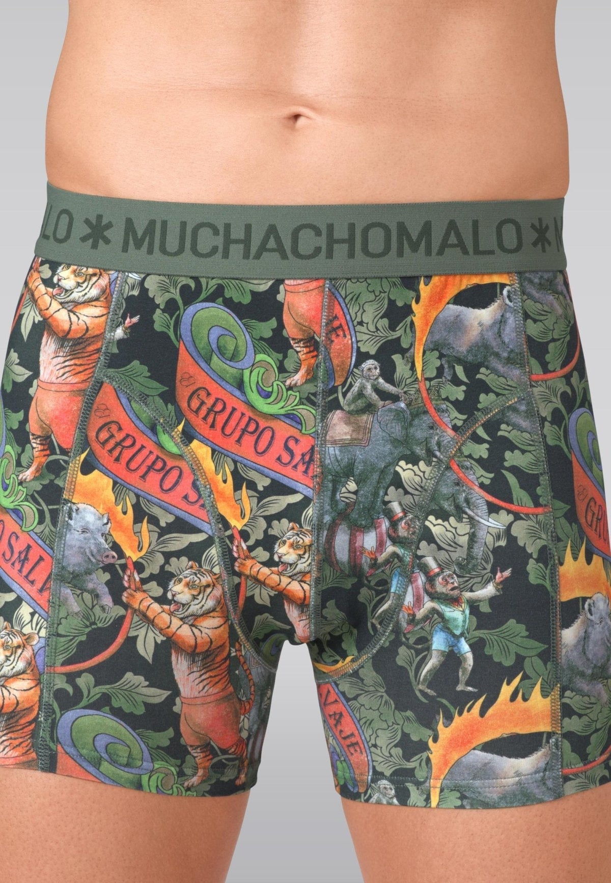 Heren 3-pack Boxershorts Circus Animals