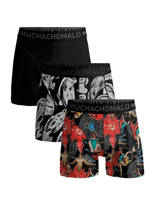 Heren 3-pack Boxershorts Circus