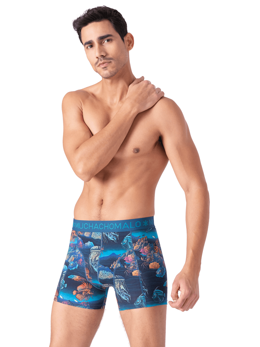 Heren 3-pack Boxershorts Deep Sea Mountaintops