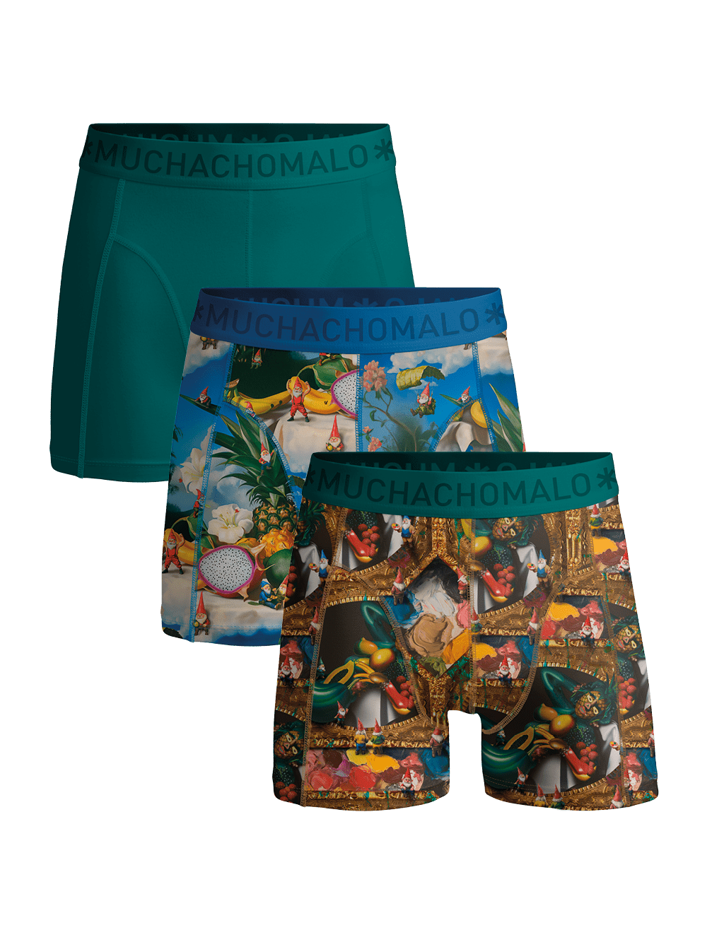 Heren 3-pack Boxershorts Fruit Life