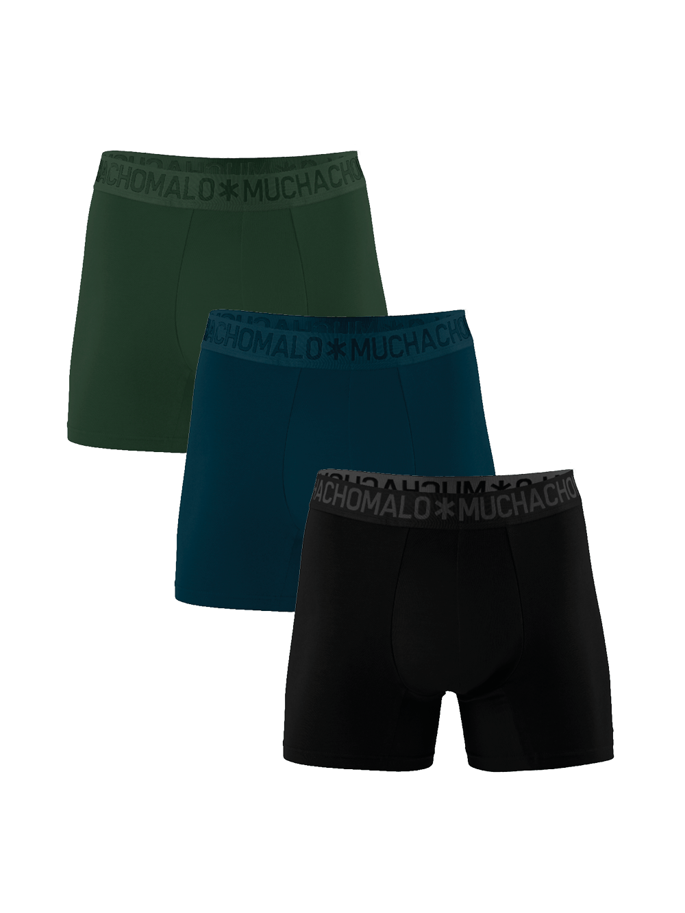Heren 3-pack Boxershorts Licht Katoen