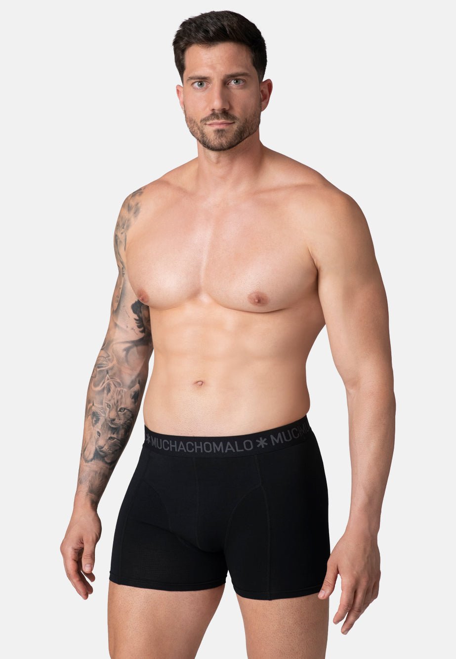 Heren 3-pack Boxershorts Licht Katoen