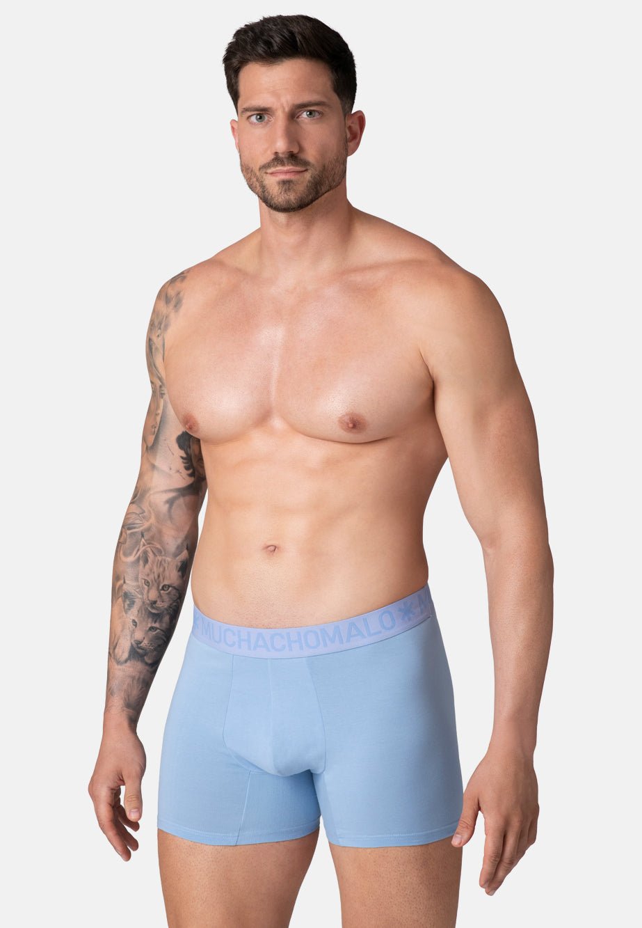 Heren 3-pack Boxershorts Licht Katoen