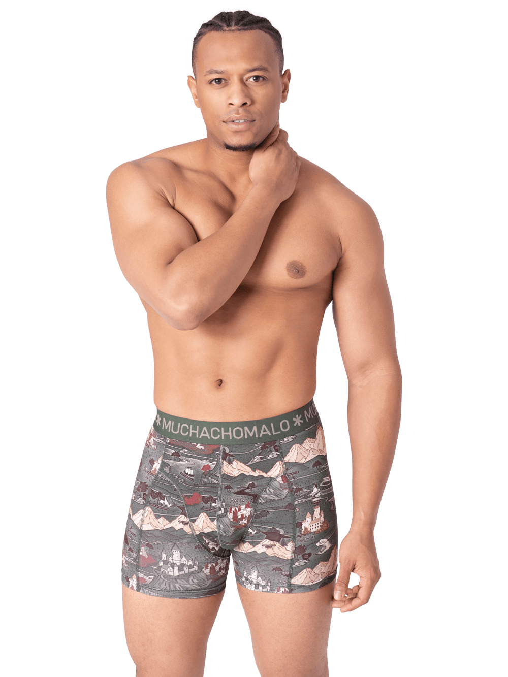 Heren 3-pack Boxershorts Maze Life