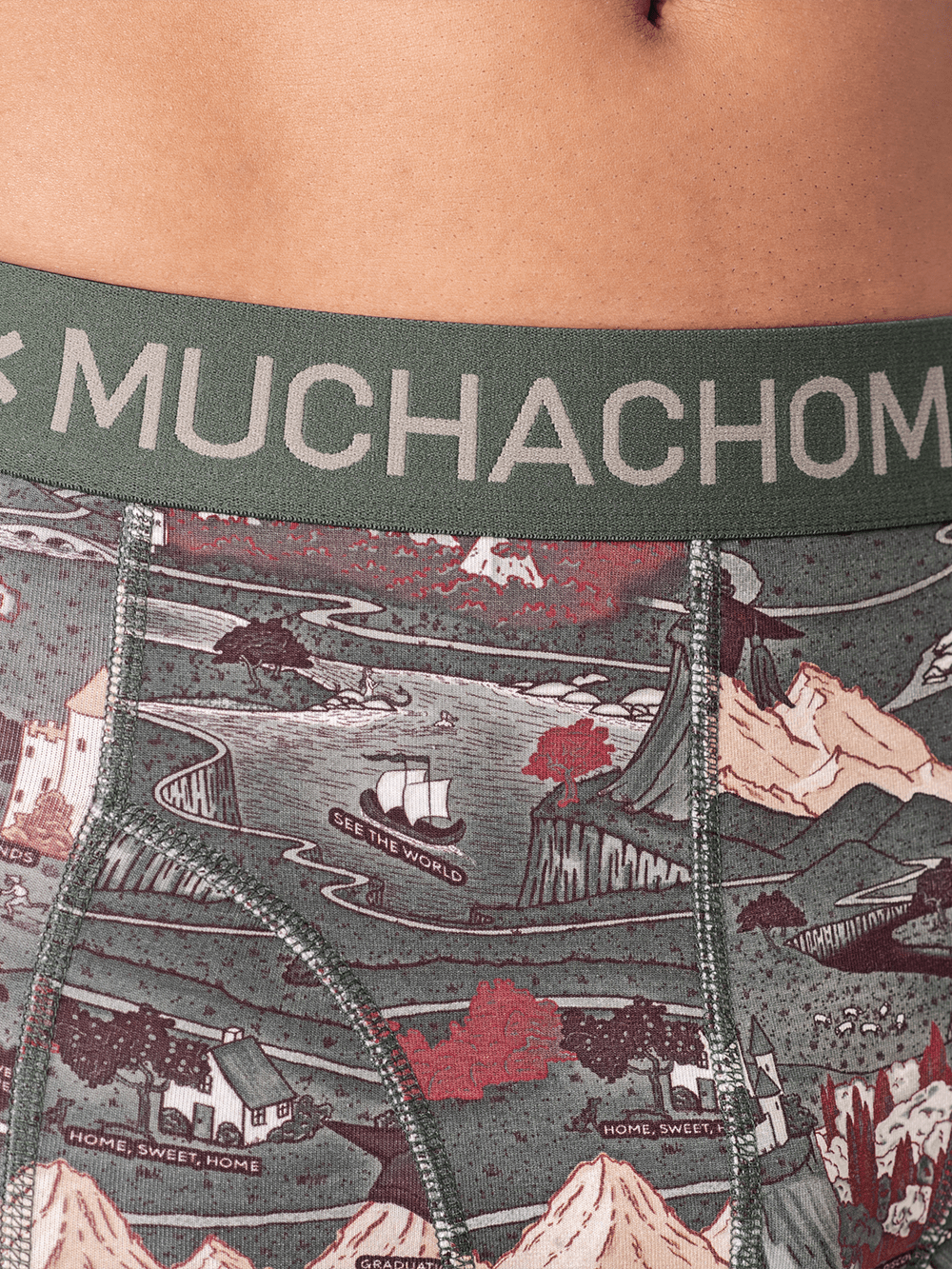 Heren 3-pack Boxershorts Maze Life