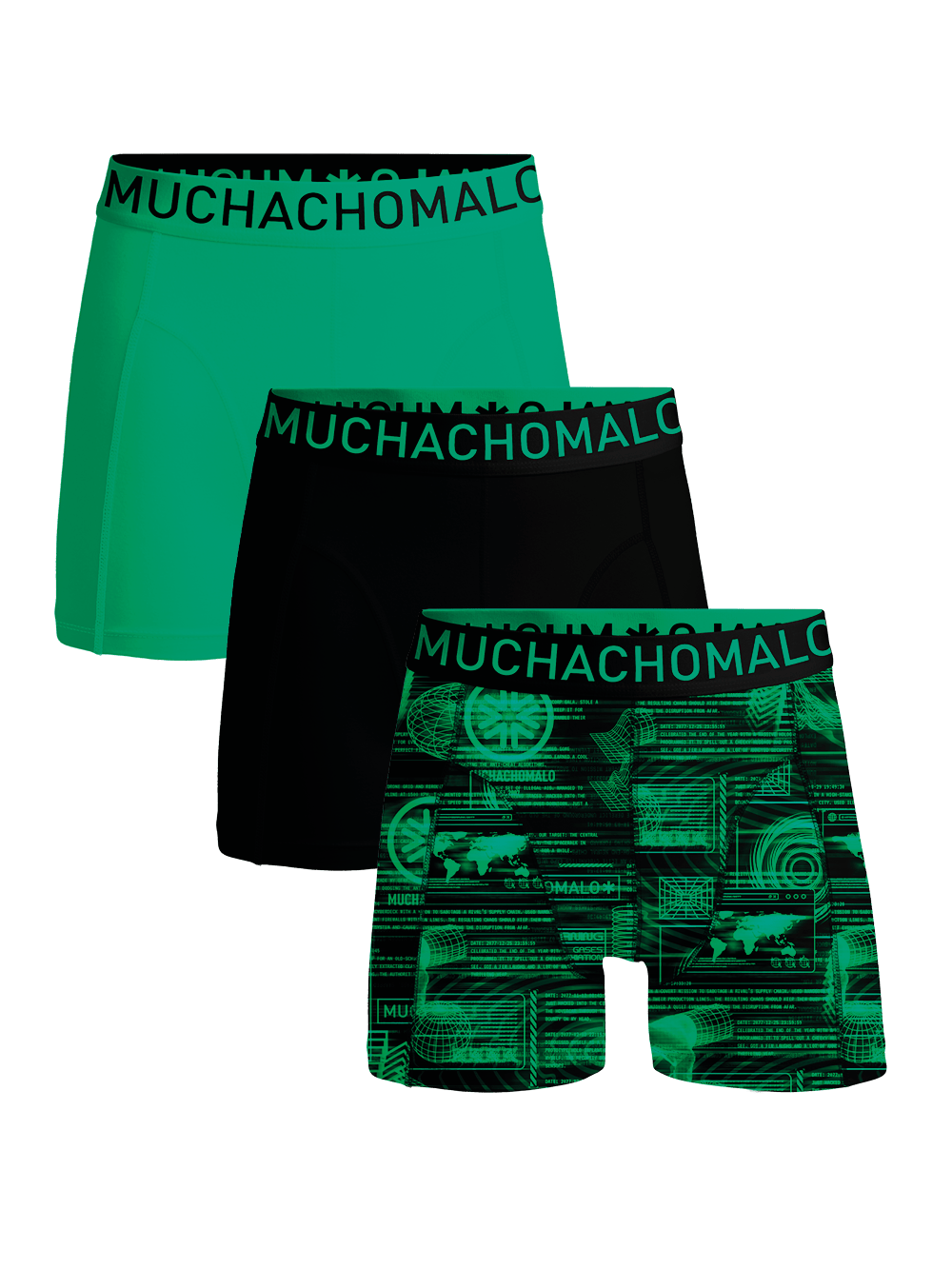 Heren 3-pack Boxershorts Microfiber