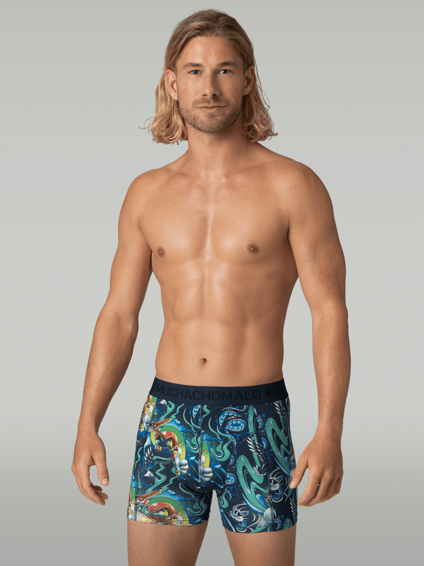 Heren 3-pack Boxershorts New School