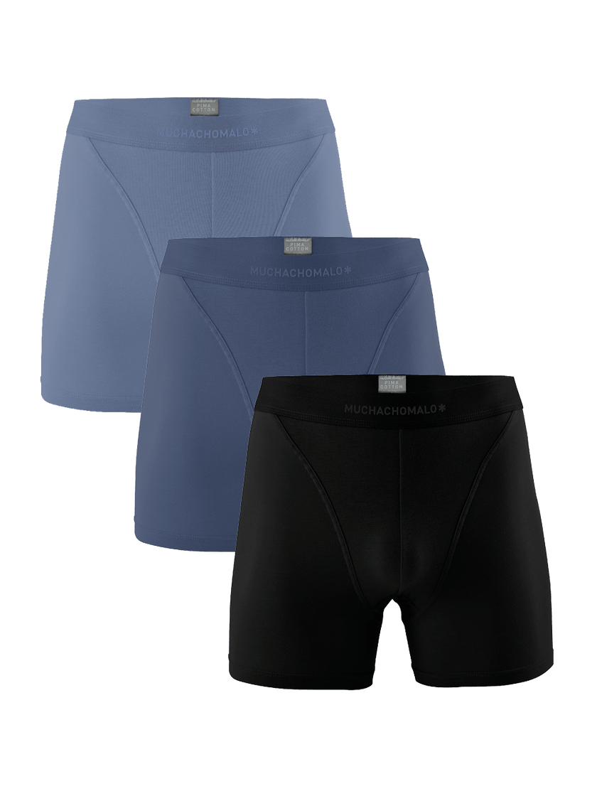 Heren 3-pack Boxershorts Pima Cotton