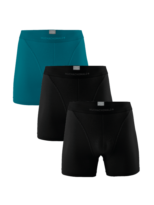 Heren 3-pack Boxershorts Pima Katoen
