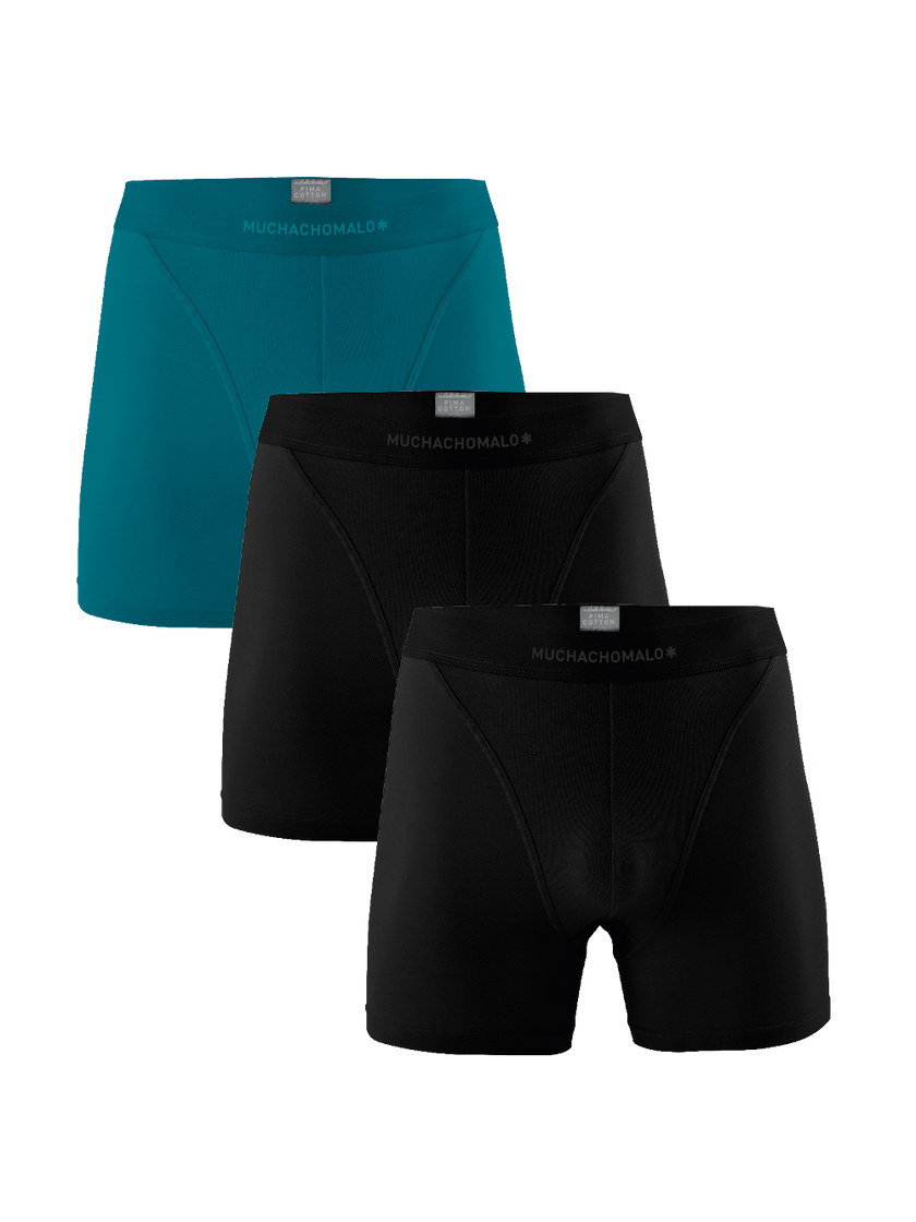 Heren 3-pack Boxershorts Pima Katoen