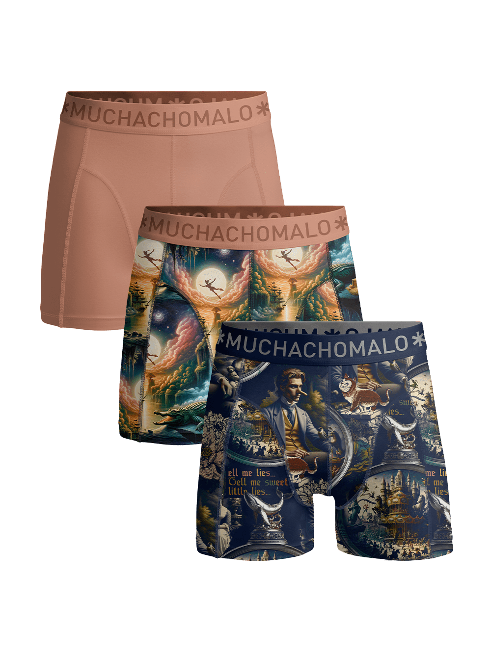Heren 3-pack Boxershorts Pinocchio Peter