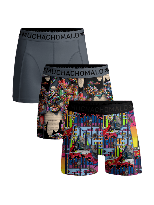 Heren 3-pack Boxershorts Redridinghood Hansel