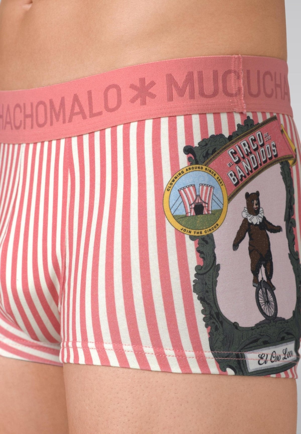 Heren 3-pack Trunks Circus Animals