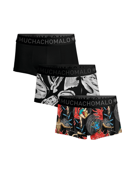 Heren 3-pack Trunks Circus
