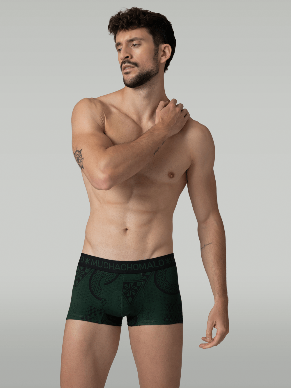 Heren 3-pack Trunks Geometric