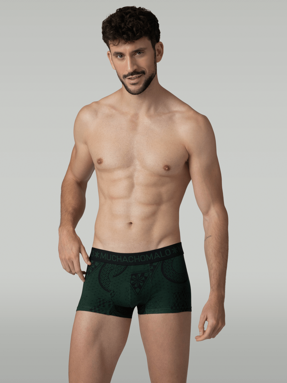 Heren 3-pack Trunks Geometric
