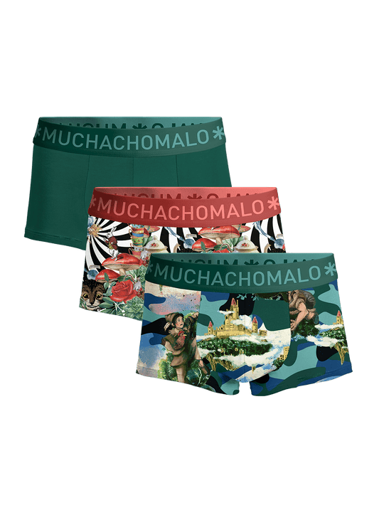 Heren 3-pack Trunks Jackbean Alicewonder