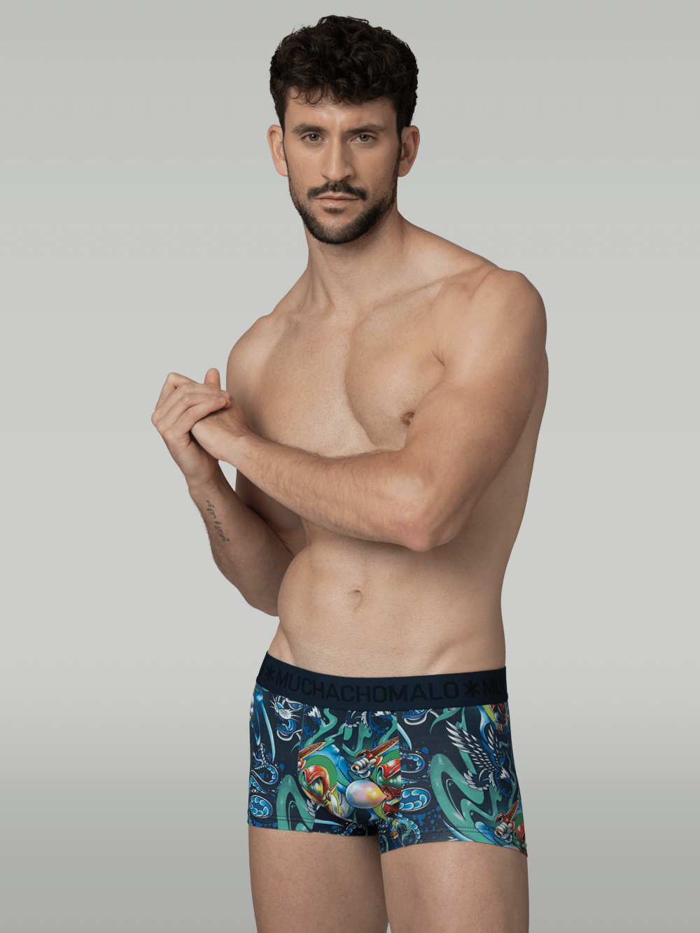 Heren 3-pack Trunks New School