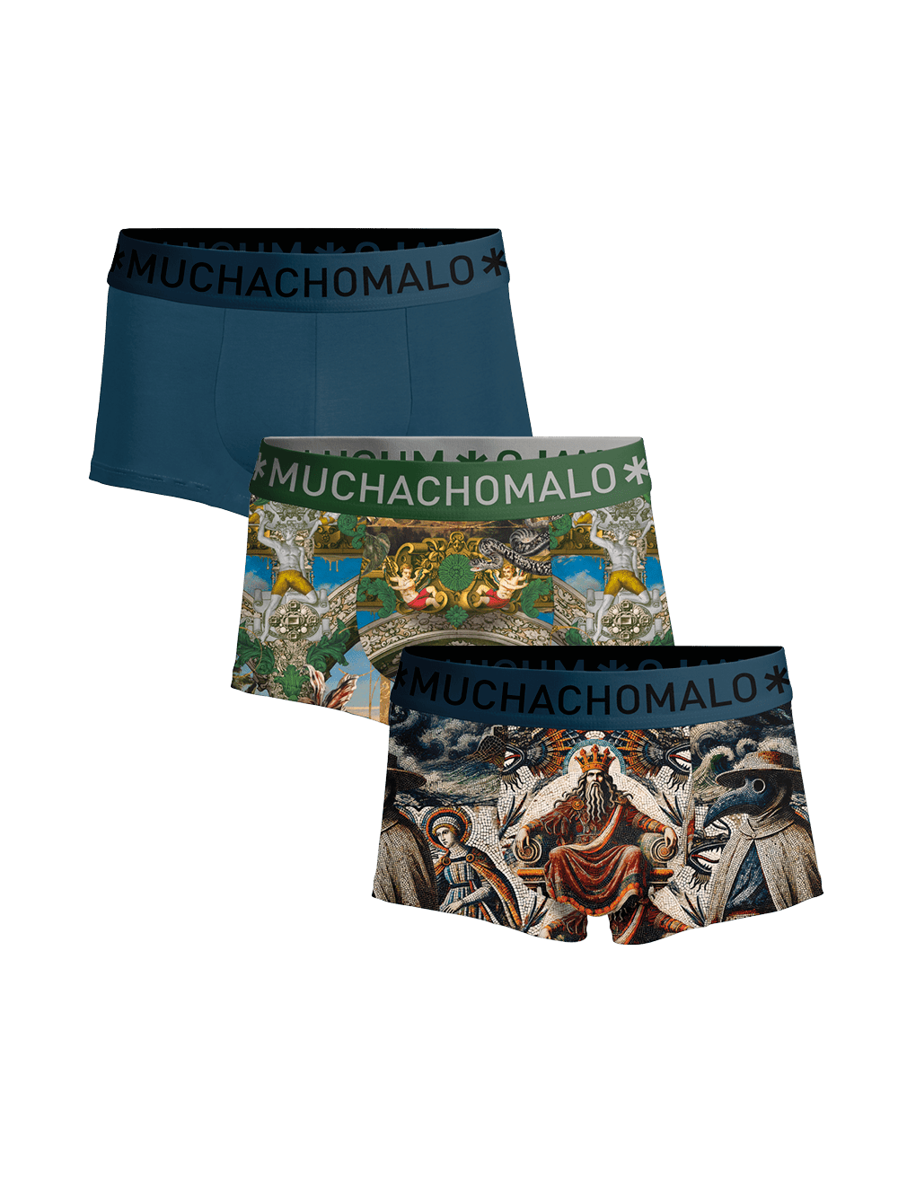 Heren 3-pack Trunks Premodern