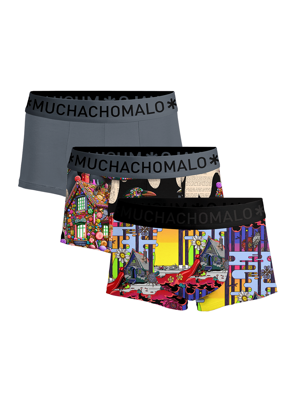 Heren 3-pack Trunks Redridinghood Hansel