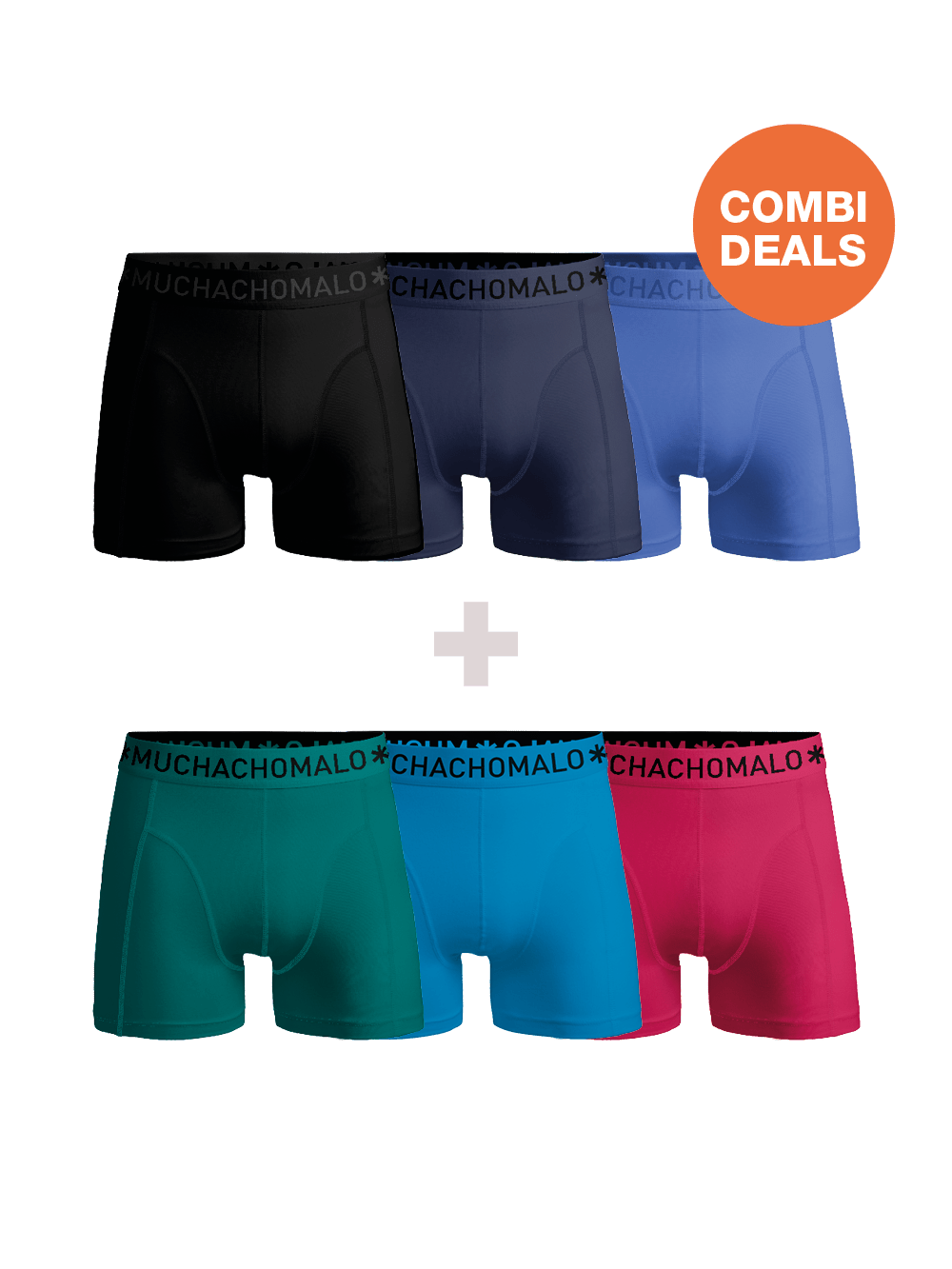 Heren 3+3-pack Boxershorts