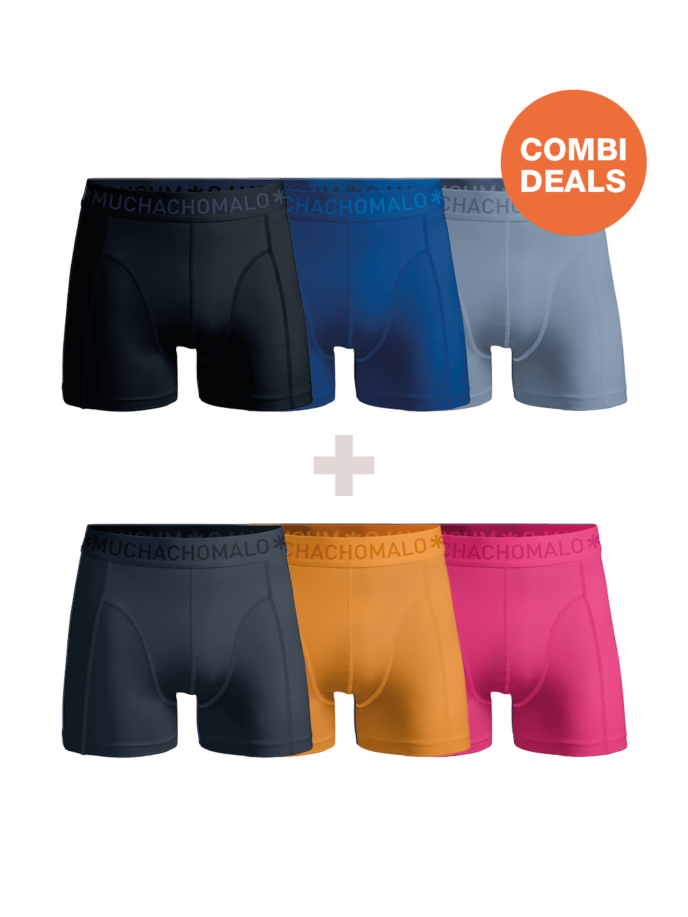 Heren 3+3-pack Boxershorts