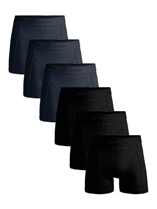 Heren 6-pack Boxershorts Pima Cotton