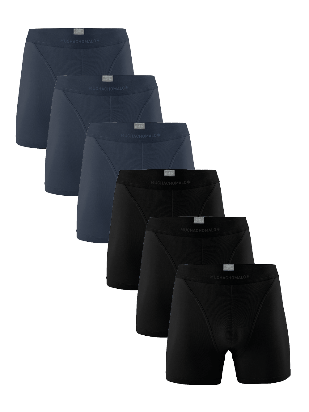 Heren 6-pack Boxershorts Pima Cotton