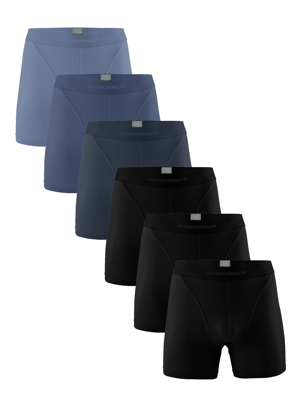 Heren 6-pack Boxershorts Pima Cotton