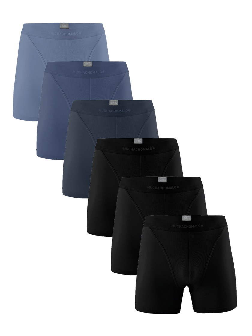 Heren 6-pack Boxershorts Pima Cotton
