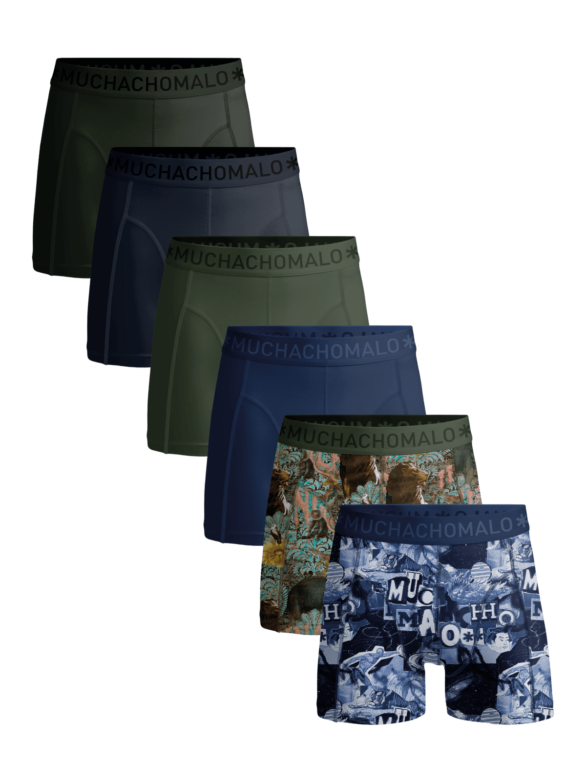 Heren 6-pack Boxershorts