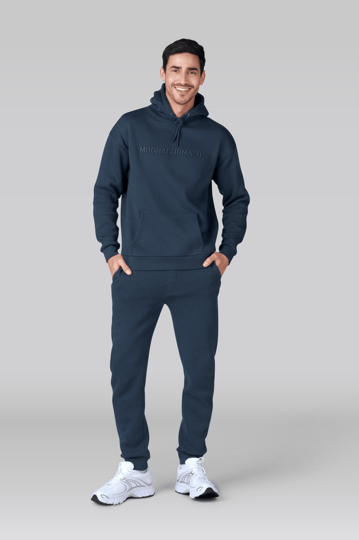 Heren Hoodie Blauw