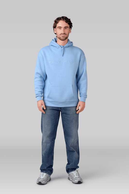 Heren Hoodie Lichtblauw