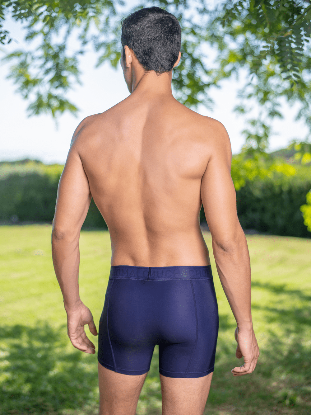 Heren Strakke Zwembroek Blauw