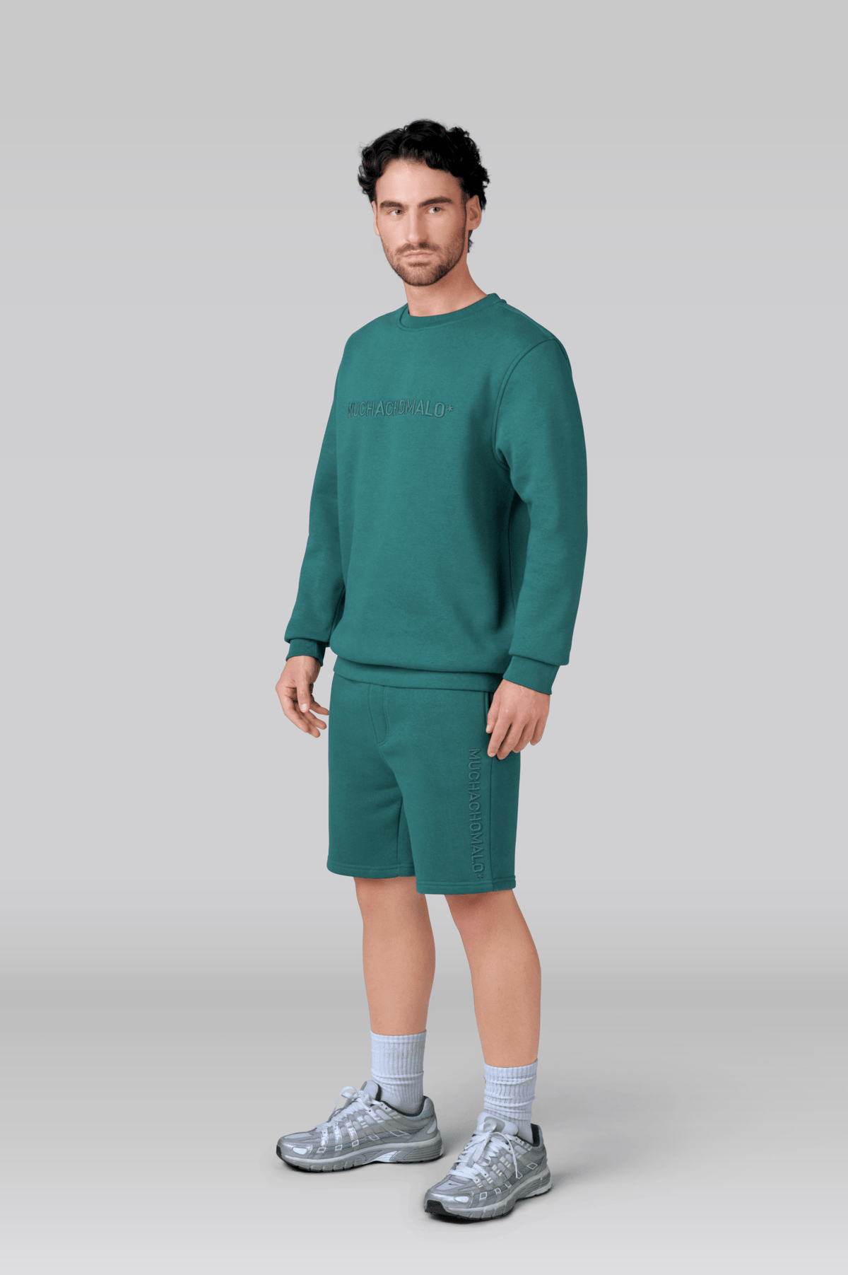 Heren Sweatshorts Groen
