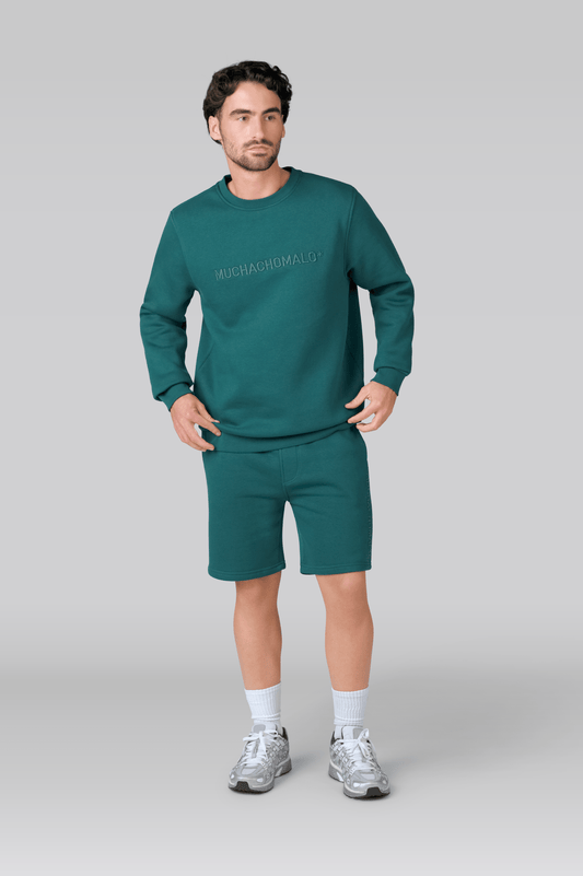 Heren Sweatshorts Groen