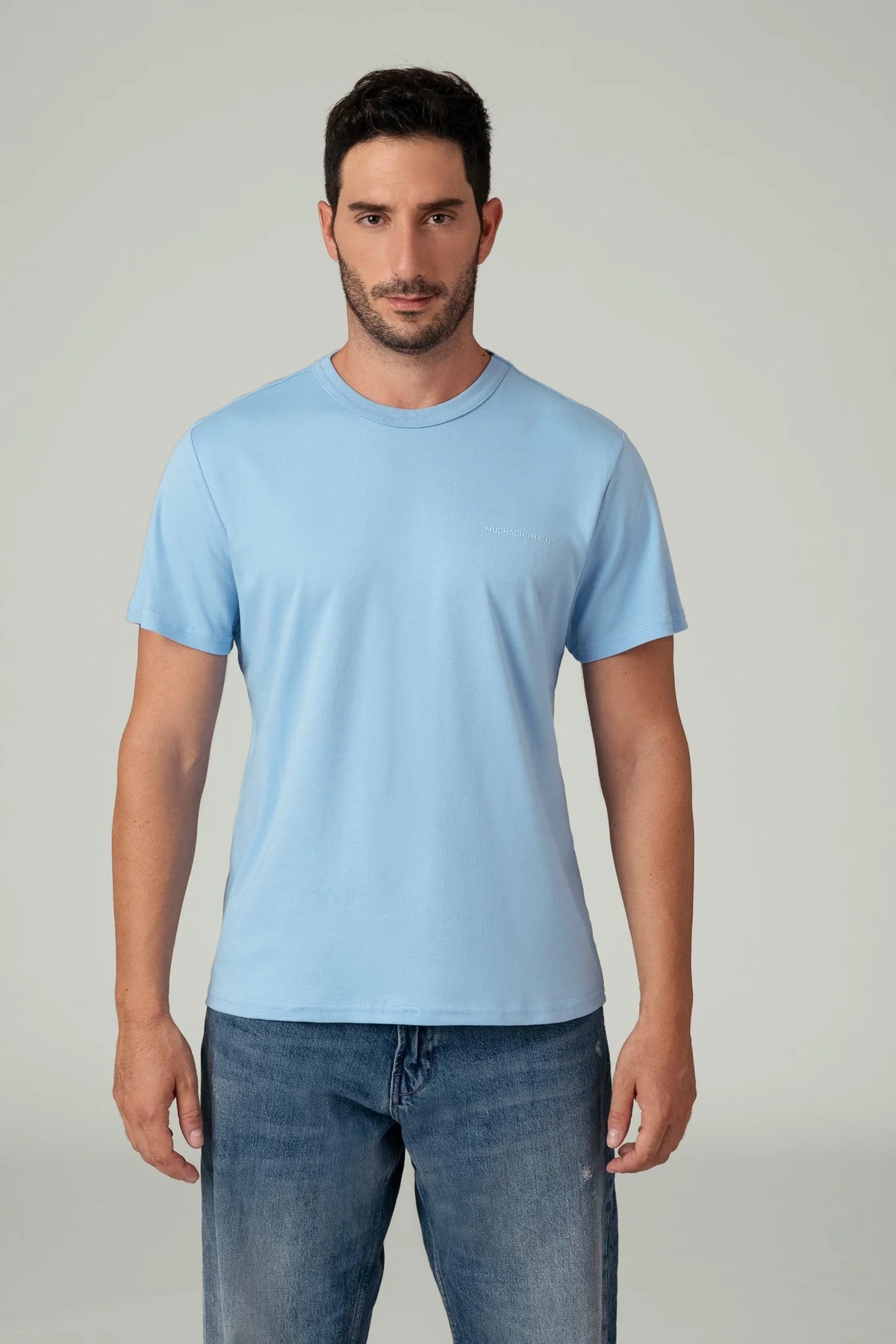 Heren T-Shirt Blauw