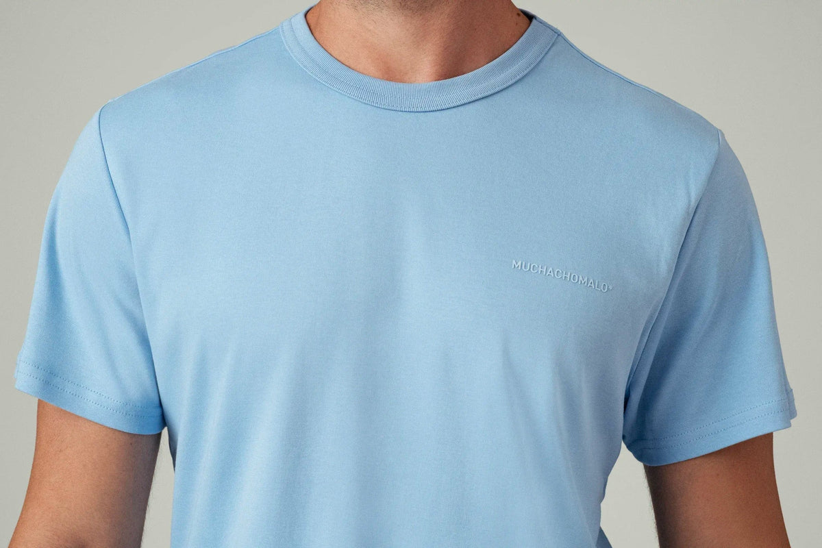 Heren T-Shirt Blauw