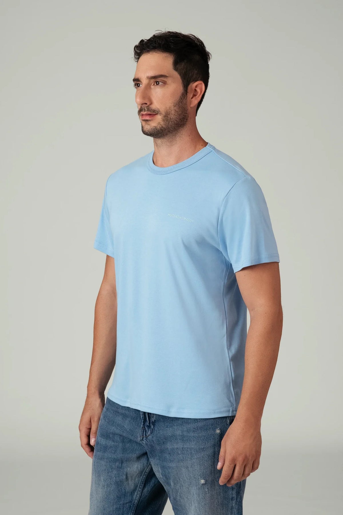 Heren T-Shirt Blauw
