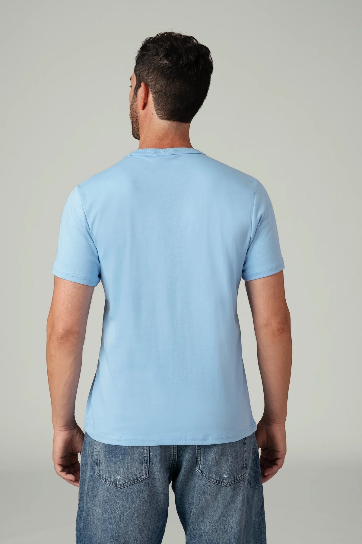 Heren T-Shirt Blauw