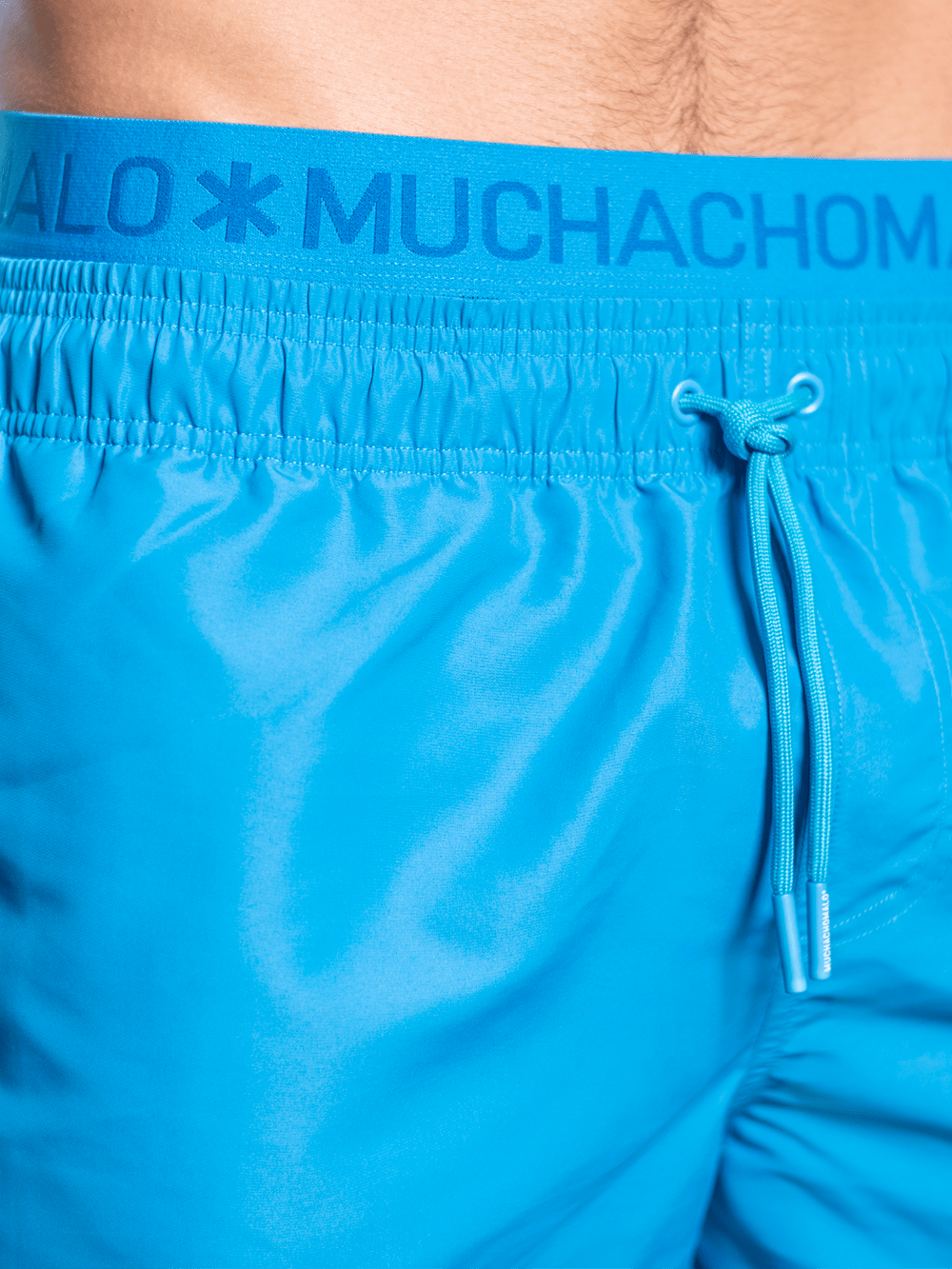 Heren Zwembroek Blauw + Gratis Microfiber boxershort