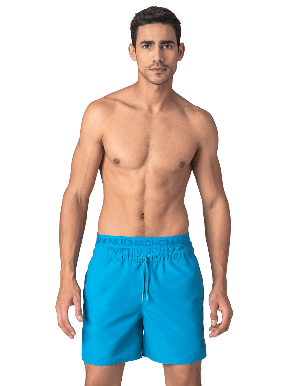 Heren Zwembroek Blauw + Gratis Microfiber boxershort